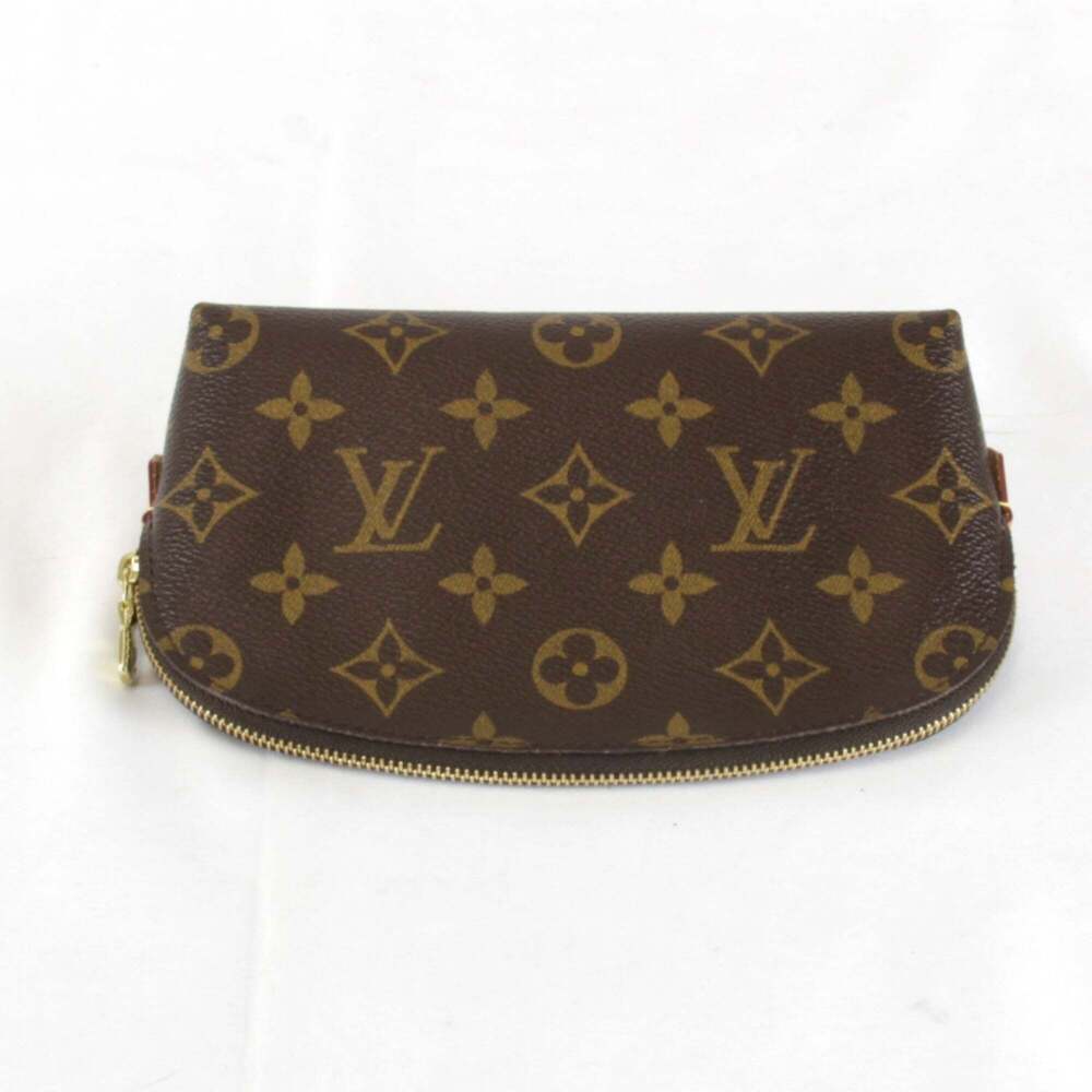 LOUIS VUITTON Brown Monogram Canvas Pochette Pouch - Picture 6 of 11